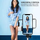 Selfiegram Tripé Multifunções 5 em 1 com Luz de LED Integrada