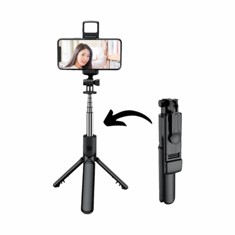 Selfiegram Tripé Multifunções 5 em 1 com Luz de LED Integrada