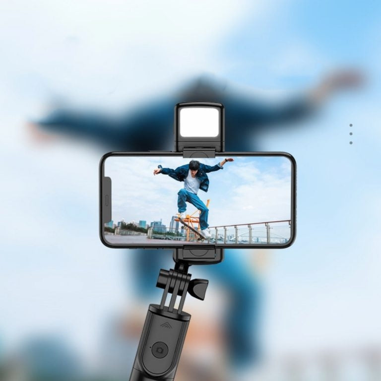 Selfiegram Tripé Multifunções 5 em 1 com Luz de LED Integrada