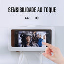 Suporte Capa de Celular para Banheiro Banho Assistir Vídeos no Chuveiro Shower Box
