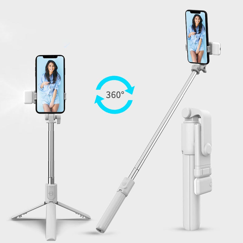Selfiegram Tripé Multifunções 5 em 1 com Luz de LED Integrada