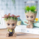 Vaso de Planta Suculentas Cactos Porta Treco Baby Groot Planter