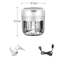 Mini Trituradoras Processador Elétrico de Alimentos Portátil com 3 Lâminas