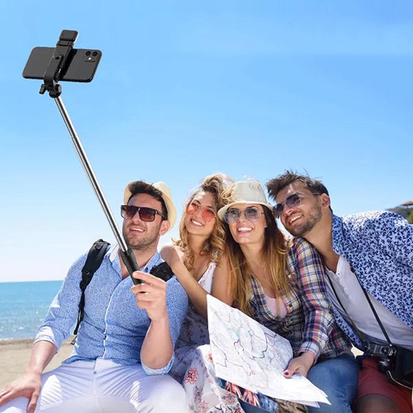 Selfiegram Tripé Multifunções 5 em 1 com Luz de LED Integrada