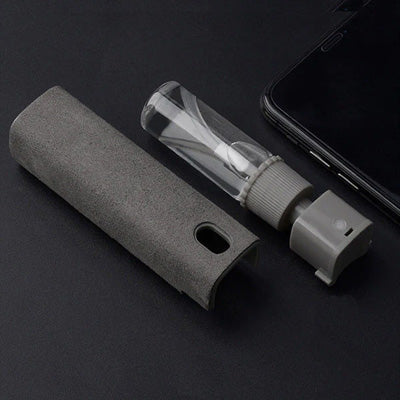 Limpador de Tela de Celular Tablet PC Microfibra 2 Em 1 Portátil