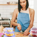 Kit 6 Tampas Universal Flexível Silicone