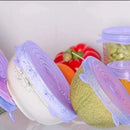 Kit 6 Tampas Universal Flexível Silicone