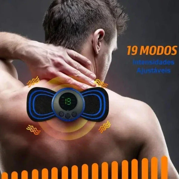 Mini Massageador Elétrico Portátil