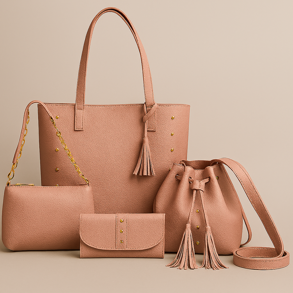 Kit 4 Bolsa Feminina Chérie