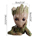 Vaso de Planta Suculentas Cactos Porta Treco Baby Groot Planter