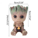 Vaso de Planta Suculentas Cactos Porta Treco Baby Groot Planter