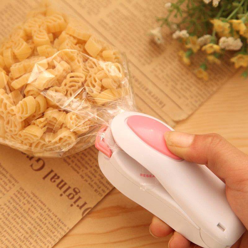 Clipe Portátil Mini Máquina Seladora de Embalagens de Alimentos Ziperflex