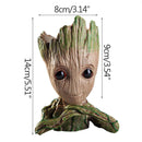 Vaso de Planta Suculentas Cactos Porta Treco Baby Groot Planter