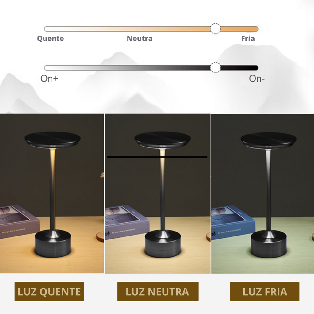Luminária de Mesa Minimalista