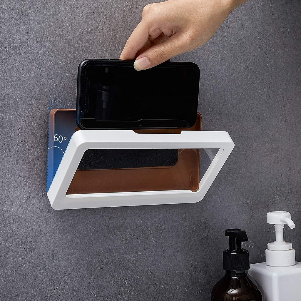 Suporte Capa de Celular para Banheiro Banho Assistir Vídeos no Chuveiro Shower Box