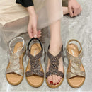 Sandália Rasteirinha Jasmine™ com Aplicação em Strass