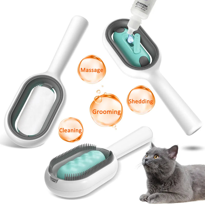 Escova 4 em 1 para Gatos