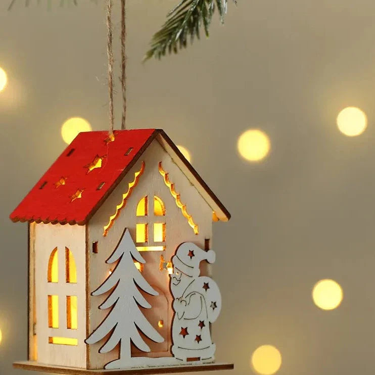 Mini Casa Decorativa de Natal