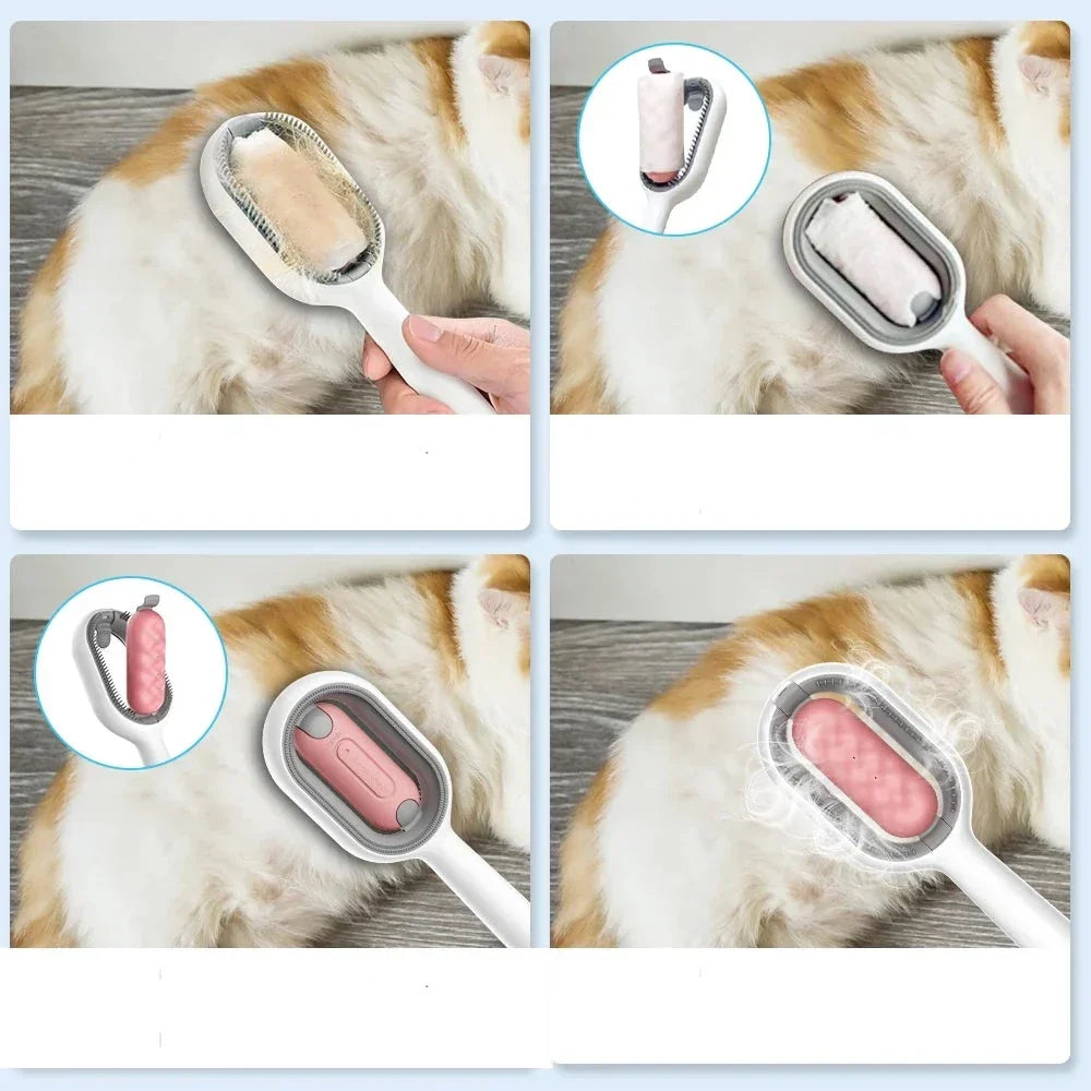 Escova 4 em 1 para Gatos