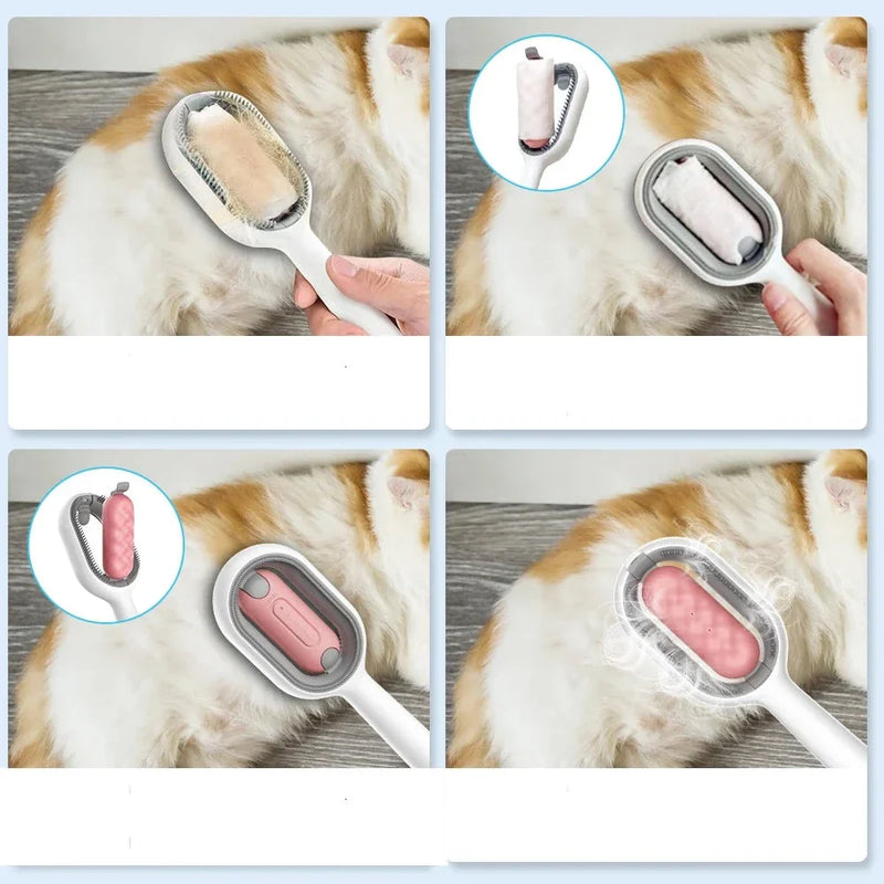 Escova 4 em 1 para Gatos