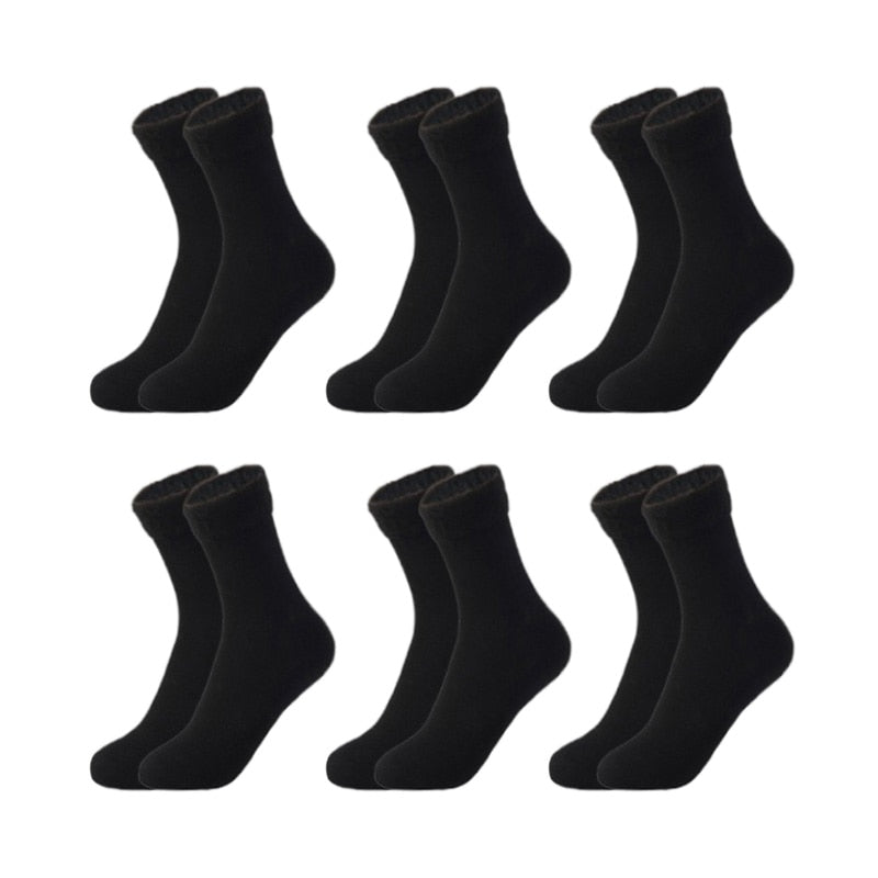 Kit Meia Feminina Térmica Peluciada Forrada (Compre 4 Leve 5)