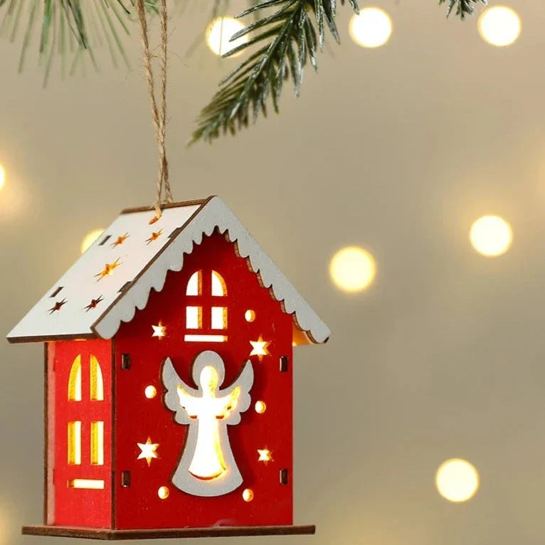Mini Casa Decorativa de Natal