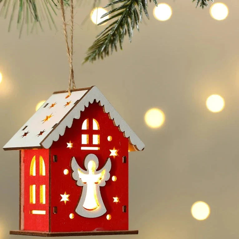 Mini Casa Decorativa de Natal