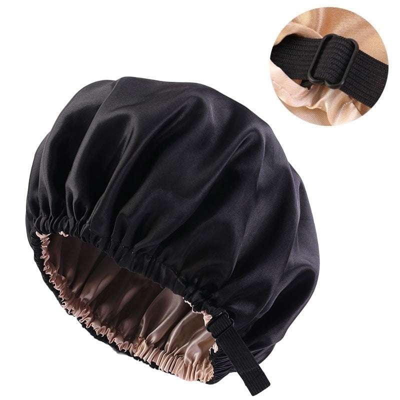 Touca de Cetim Ajustável Anti Frizz