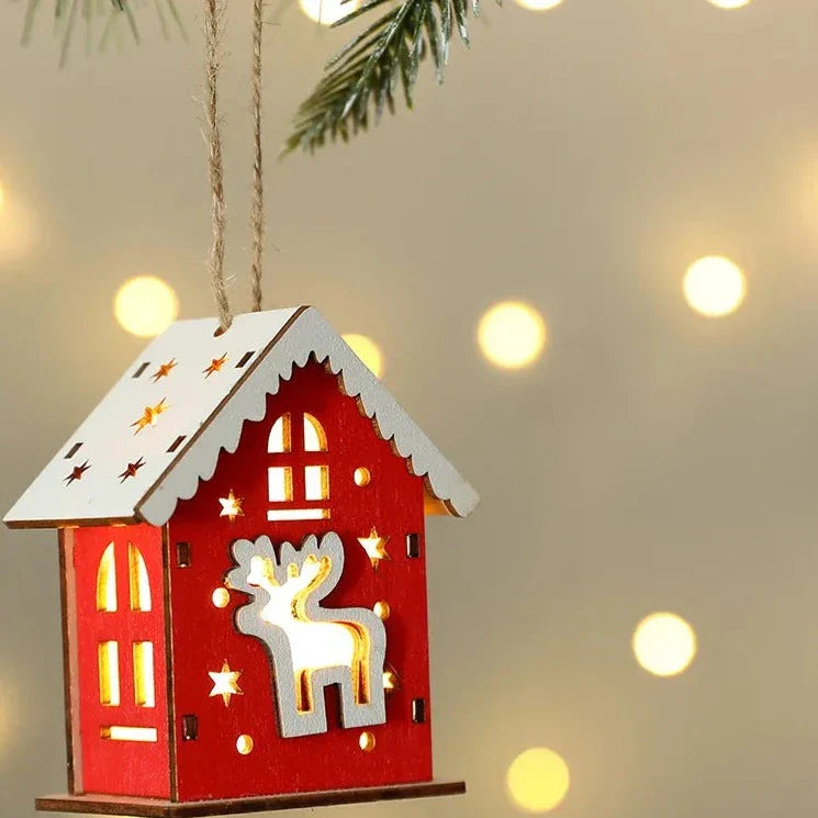Mini Casa Decorativa de Natal