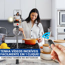 Selfiegram Tripé Multifunções 5 em 1 com Luz de LED Integrada