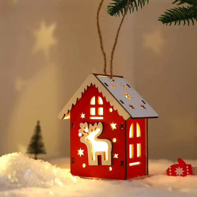 Mini Casa Decorativa de Natal