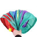 Túnel Colorido para Gatos Brinquedo Interativo com Bolinha Pompom Playtime