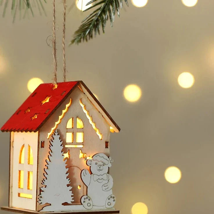 Mini Casa Decorativa de Natal