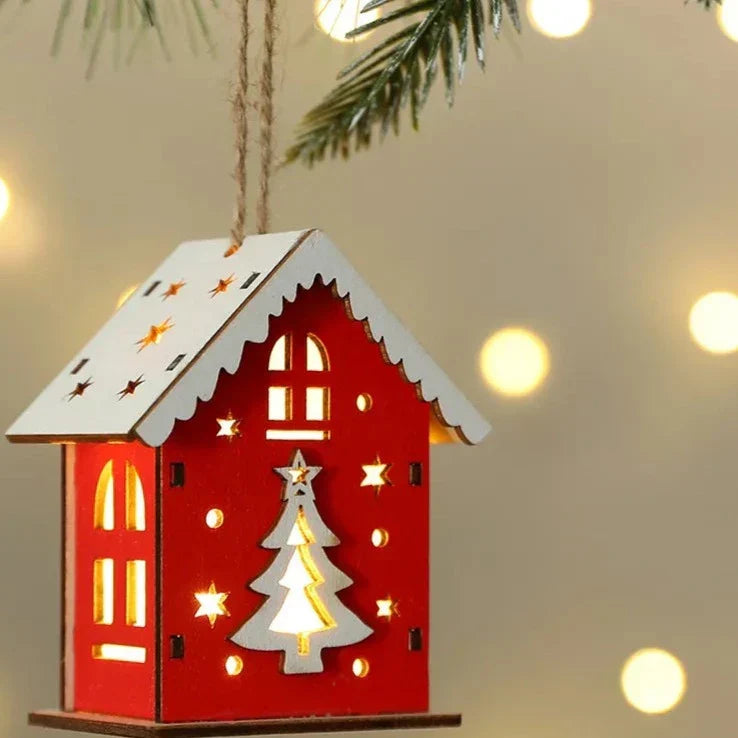 Mini Casa Decorativa de Natal