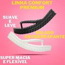 Chinelo Feminino Trançado Confortável Jasmine Branco Bege