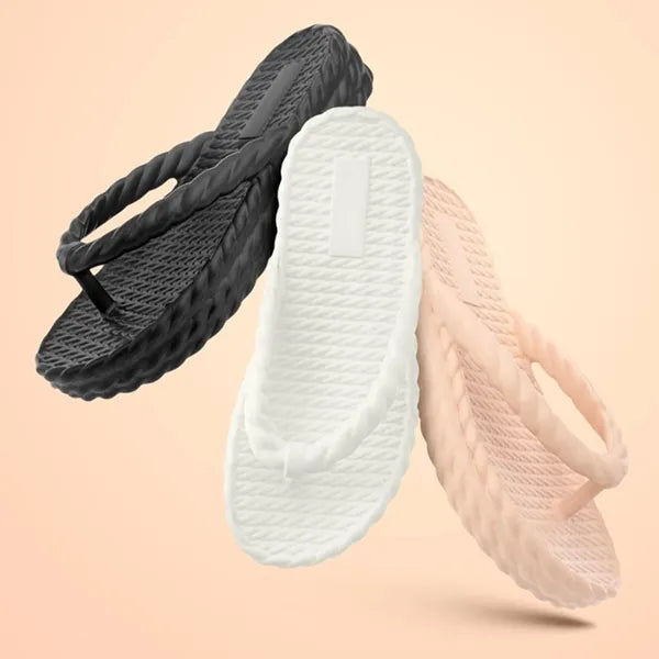 Chinelo Feminino Trançado Confortável Jasmine Branco