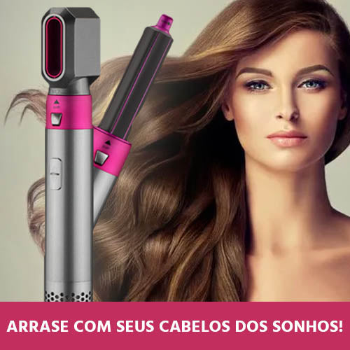 Escova de Cabelos Multifuncional 5 em 1 MultiFlex