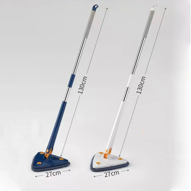 Esfregão Rodo Limpeza Triangulo Mop Giratorio 360° TriMop