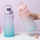 Garrafa de Água Motivacional Degradê - Leve 3 Pague 1