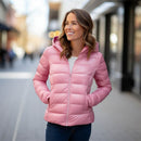 Jaqueta Feminina Puffer com Capuz