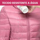 Jaqueta Feminina Puffer com Capuz