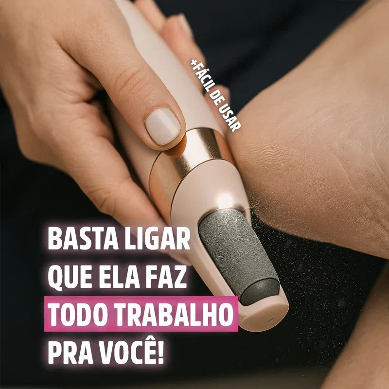 Lixa de Pé Elétrica Portátil Removedor de Calos e Rachaduras CallusCare
