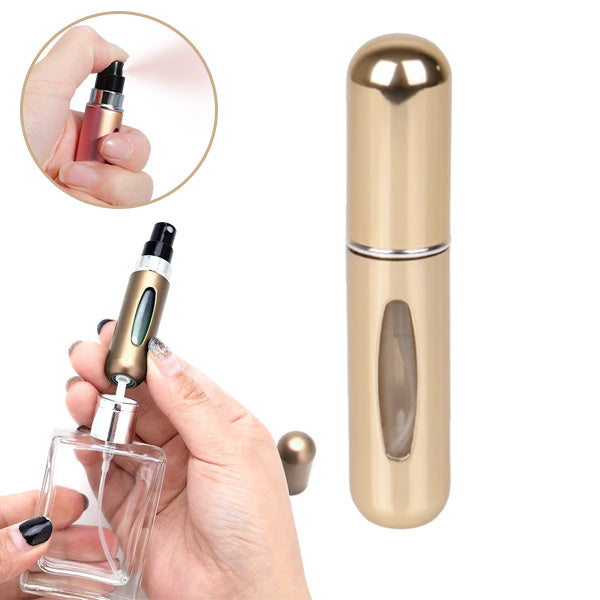 Mini Frasco De Perfume Recarregável 5ml Gold