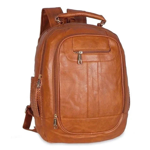 Mochila Feminina Grande de Couro Sintético Lux