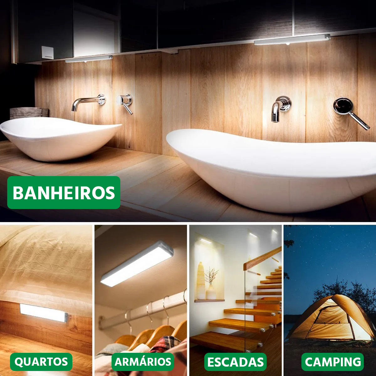 Luz de Led com Sensor de Movimento USB