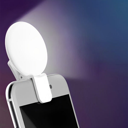 Ring Light Clipe Anel Luz pra Selfie Flash Celular Perfeito
