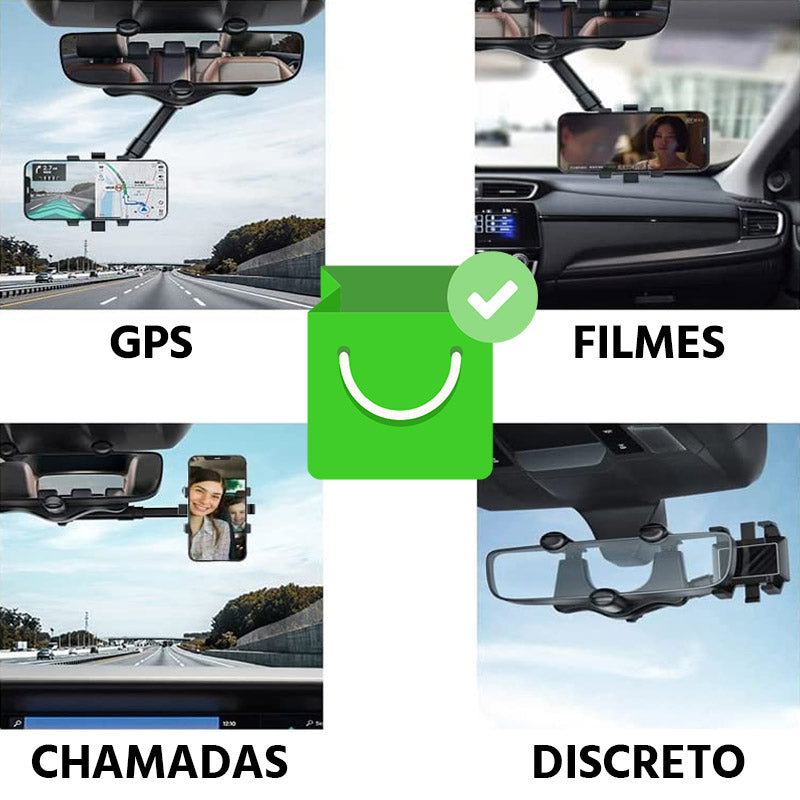 Suporte de Celular 360º para Carro Multifuncional