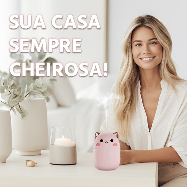 Umidificador de Ar Aromatizador Criativo
